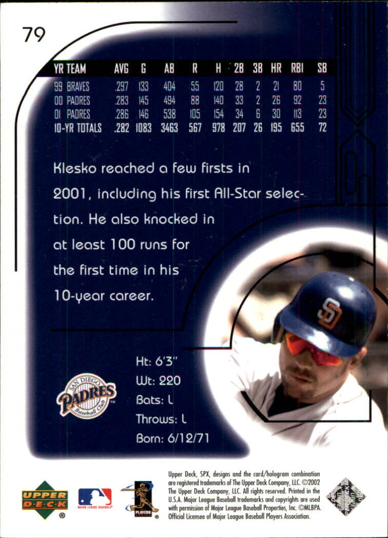 2002 SPx Baseball Card Pick - Picture 145 of 205