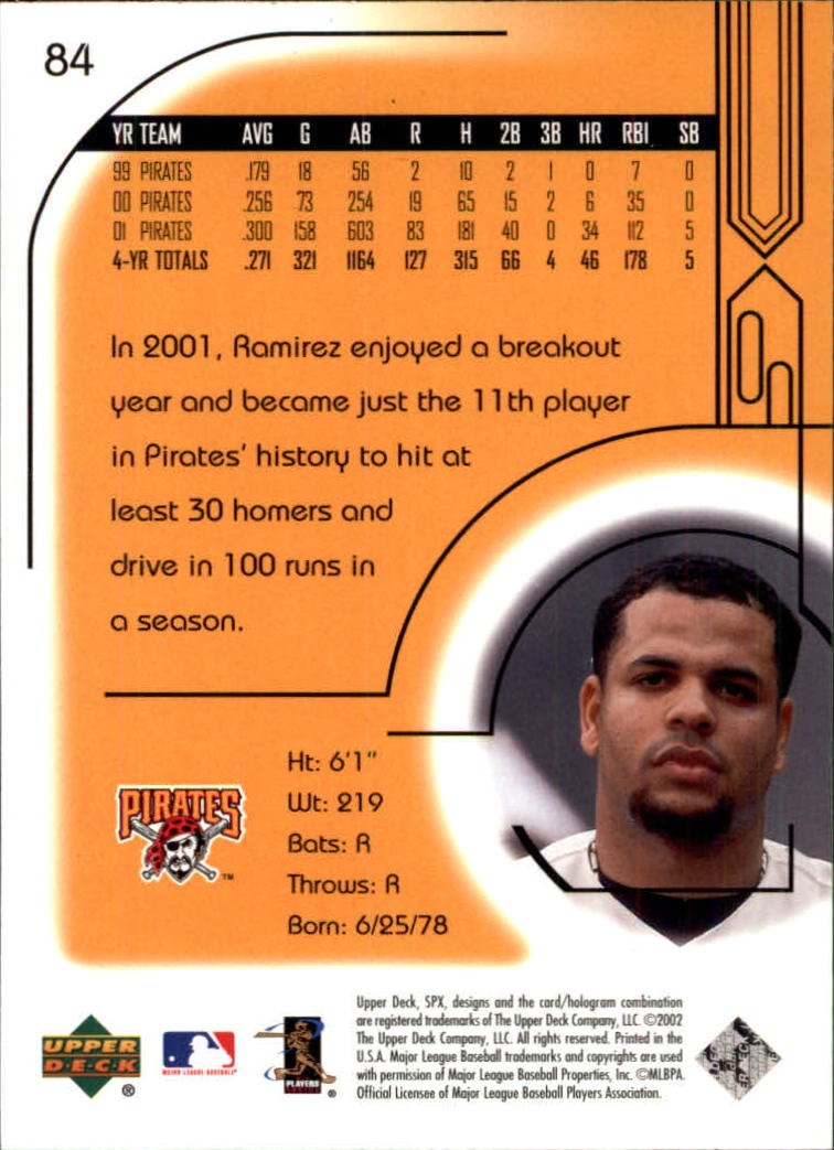 2002 SPx Baseball Card Pick - Picture 153 of 205