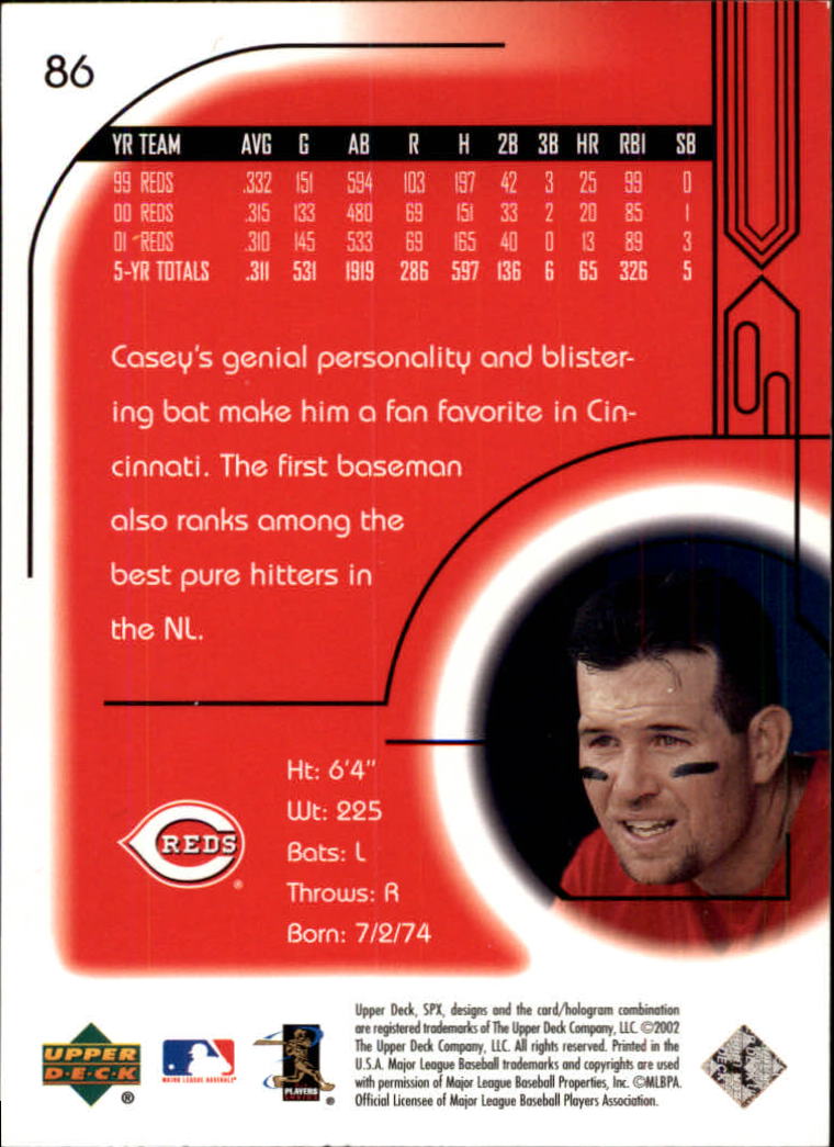 2002 SPx Baseball Card Pick - Picture 157 of 205