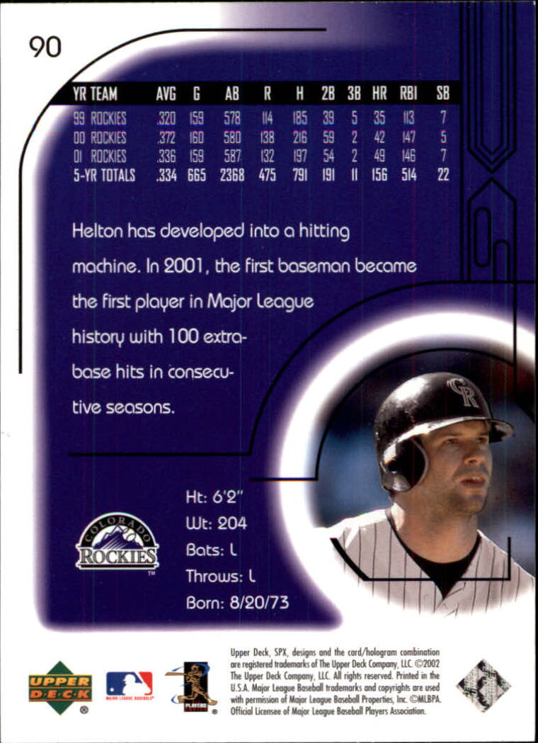 2002 SPx Baseball Card Pick - Picture 163 of 205