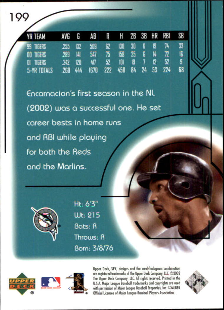 2002 SPx Baseball Card Pick - Picture 189 of 205