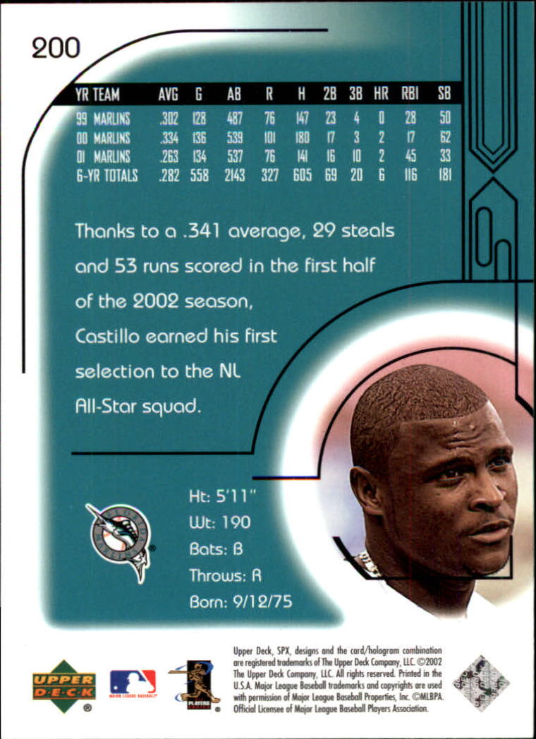 2002 SPx Baseball Card Pick - Picture 191 of 205