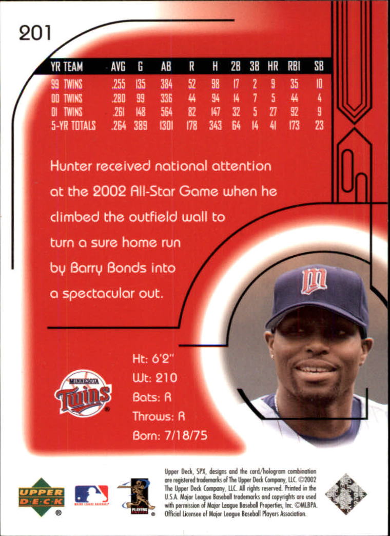 2002 SPx Baseball Card Pick - Picture 193 of 205