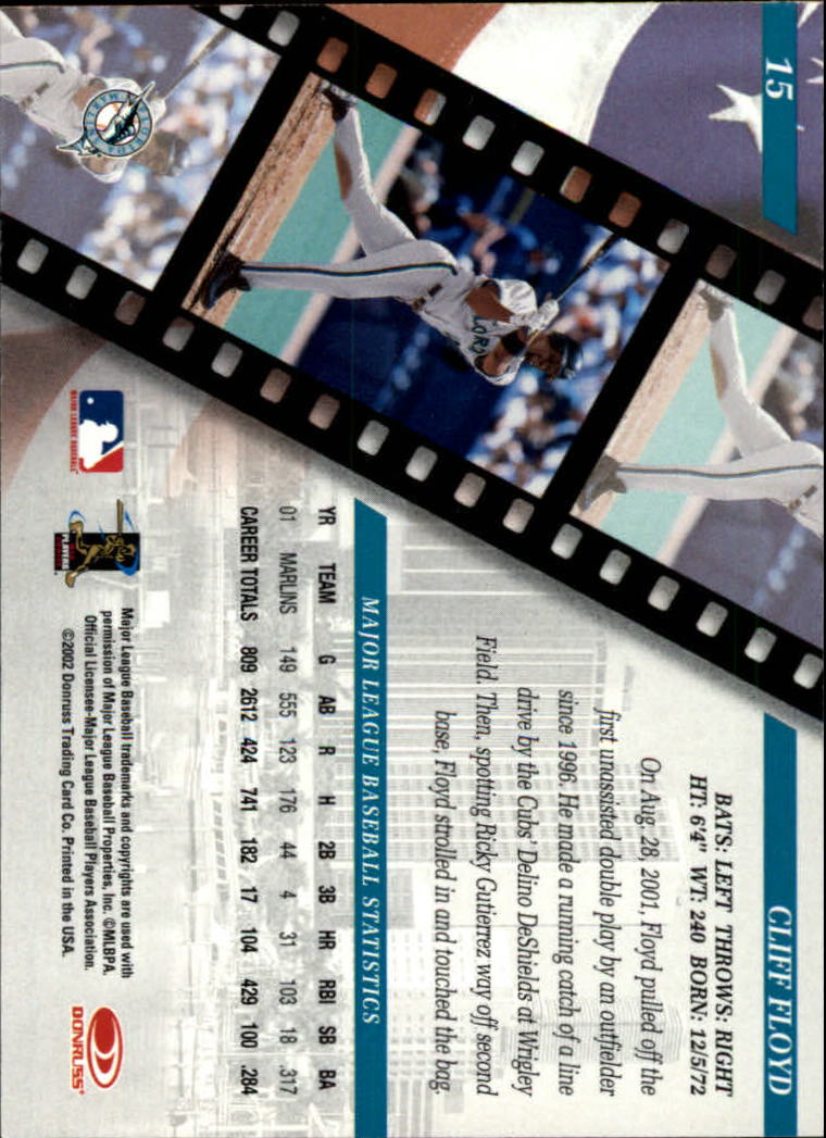 2002 Studio Baseball "Main Set" Cards #1 to #248 - Picture 21 of 231