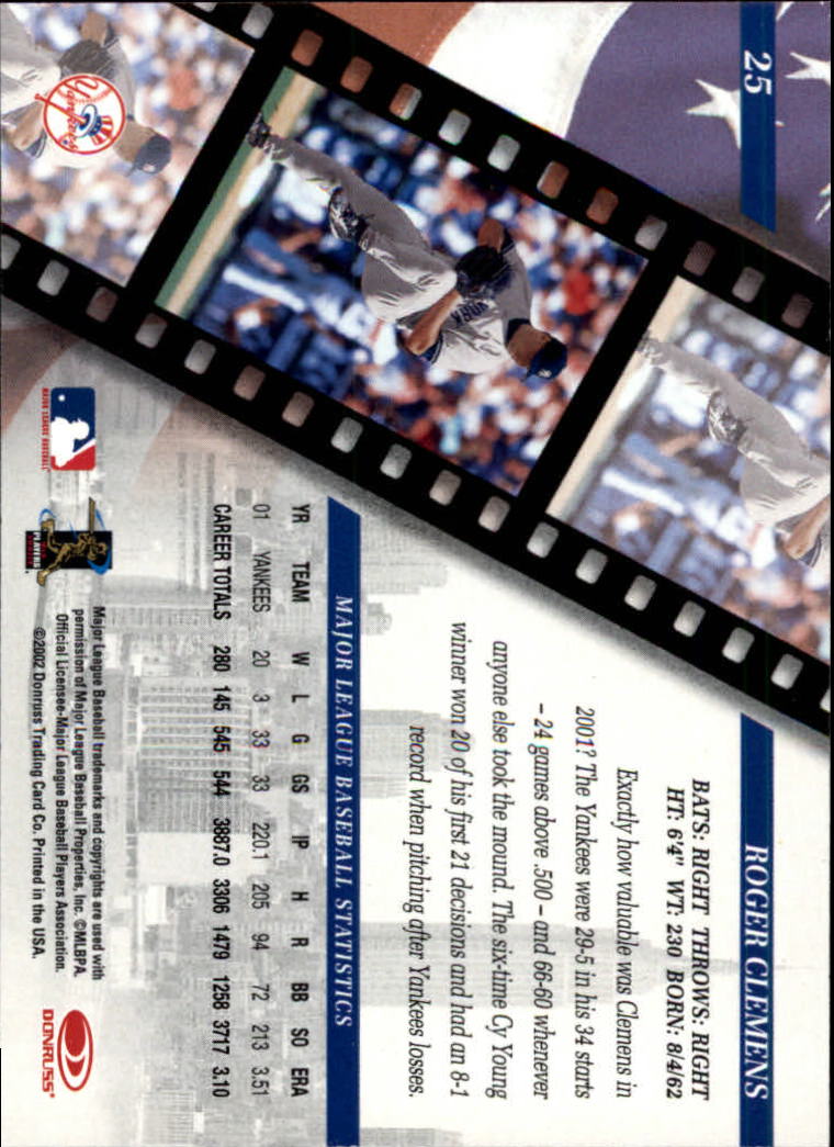 2002 Studio Baseball "Main Set" Cards #1 to #248 - Picture 27 of 231