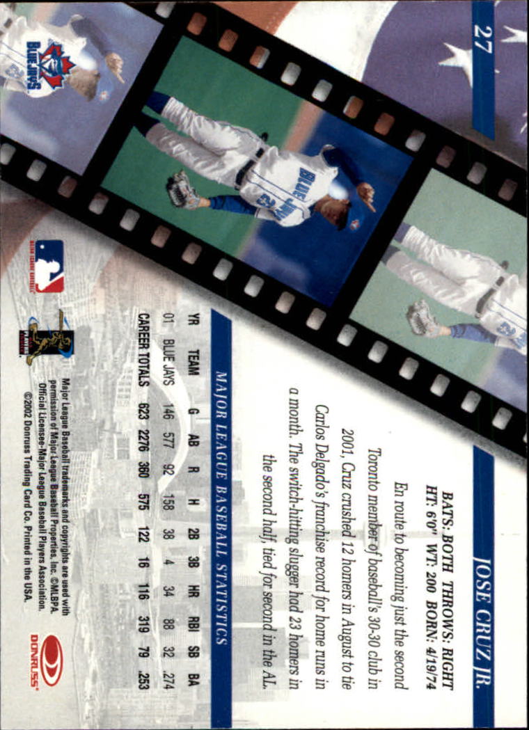 2002 Studio Baseball "Main Set" Cards #1 to #248 - Picture 31 of 231