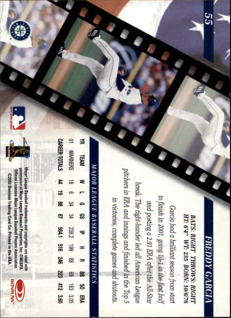 2002 Studio Baseball "Main Set" Cards #1 to #248 - Picture 65 of 231