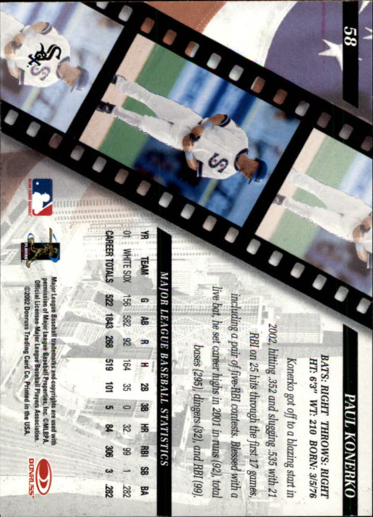 2002 Studio Baseball "Main Set" Cards #1 to #248 - Picture 67 of 231