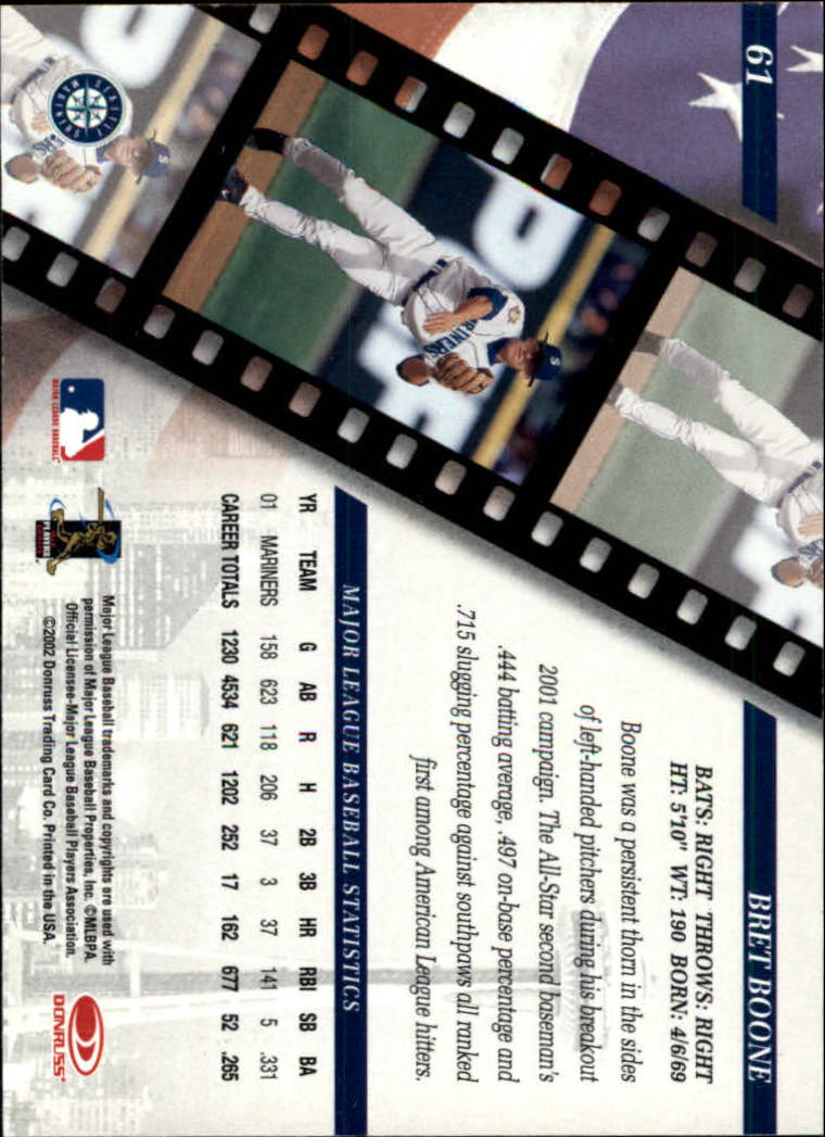 2002 Studio Baseball "Main Set" Cards #1 to #248 - Picture 71 of 231