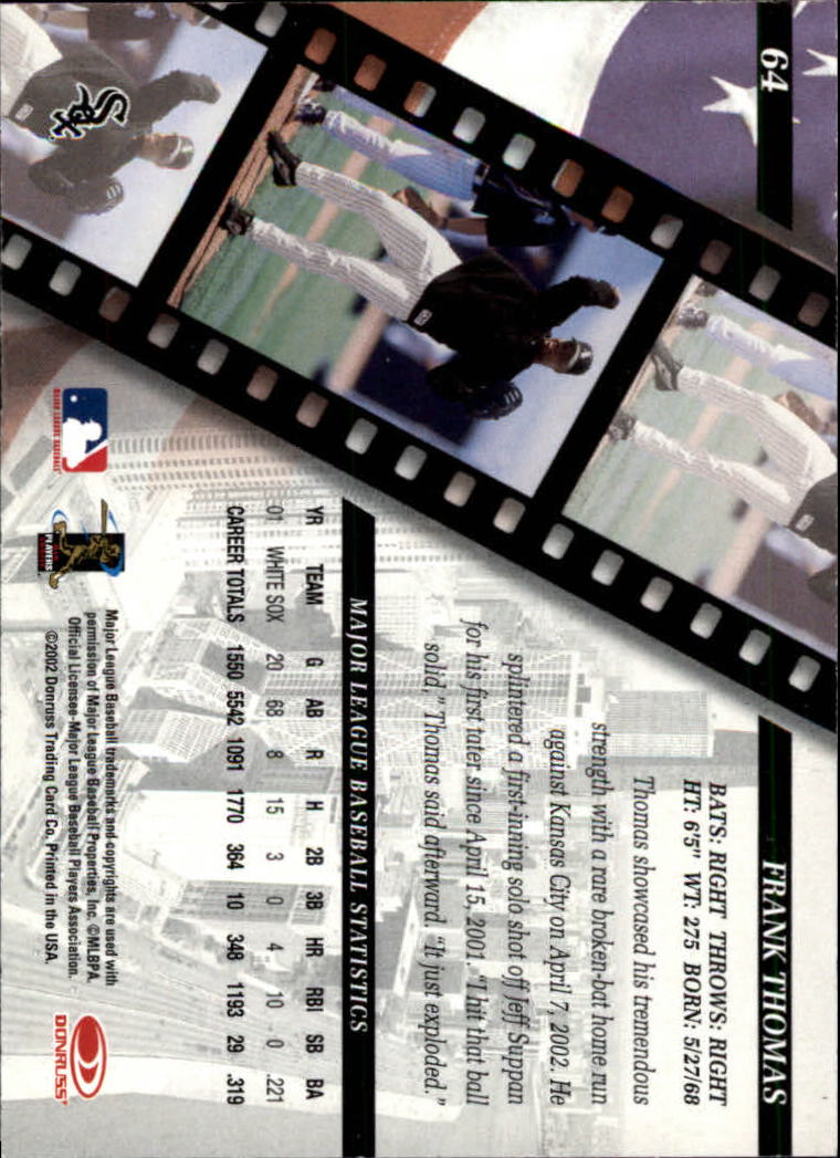 2002 Studio Baseball "Main Set" Cards #1 to #248 - Picture 75 of 231