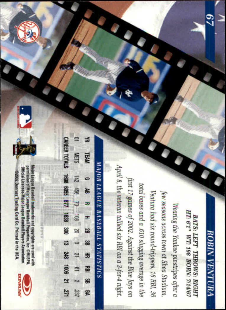 2002 Studio Baseball "Main Set" Cards #1 to #248 - Picture 79 of 231
