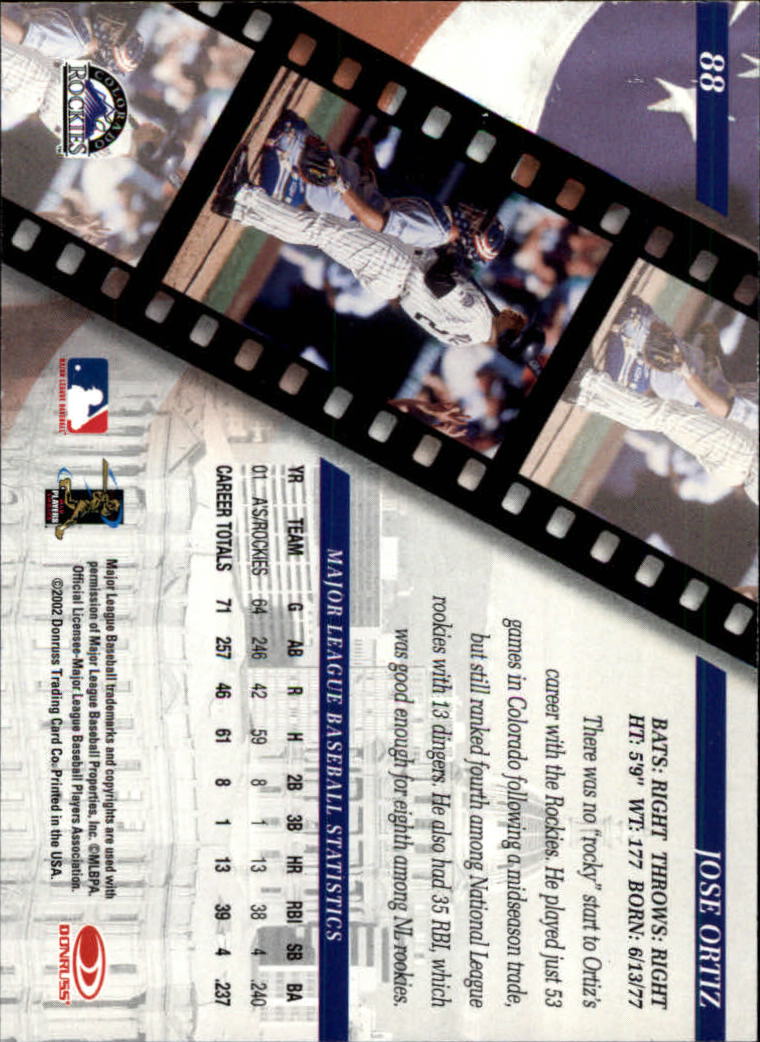 2002 Studio Baseball "Main Set" Cards #1 to #248 - Picture 99 of 231