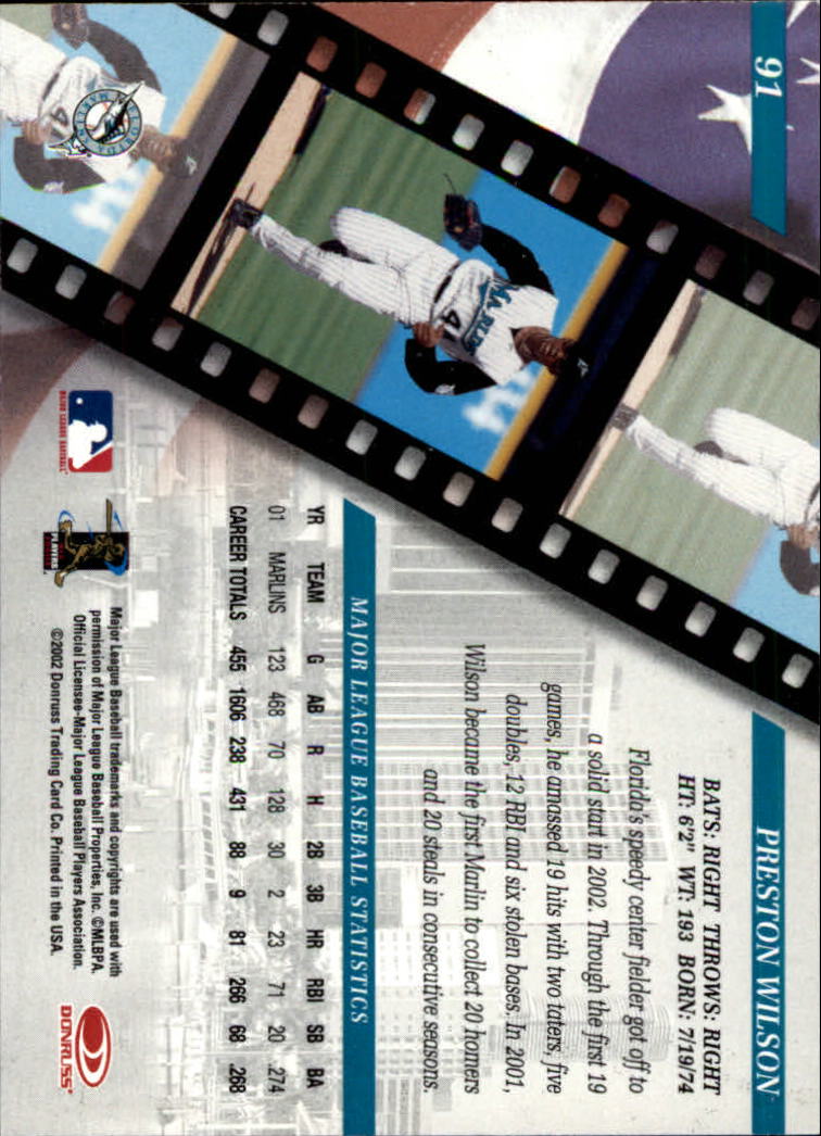 2002 Studio Baseball "Main Set" Cards #1 to #248 - Picture 103 of 231