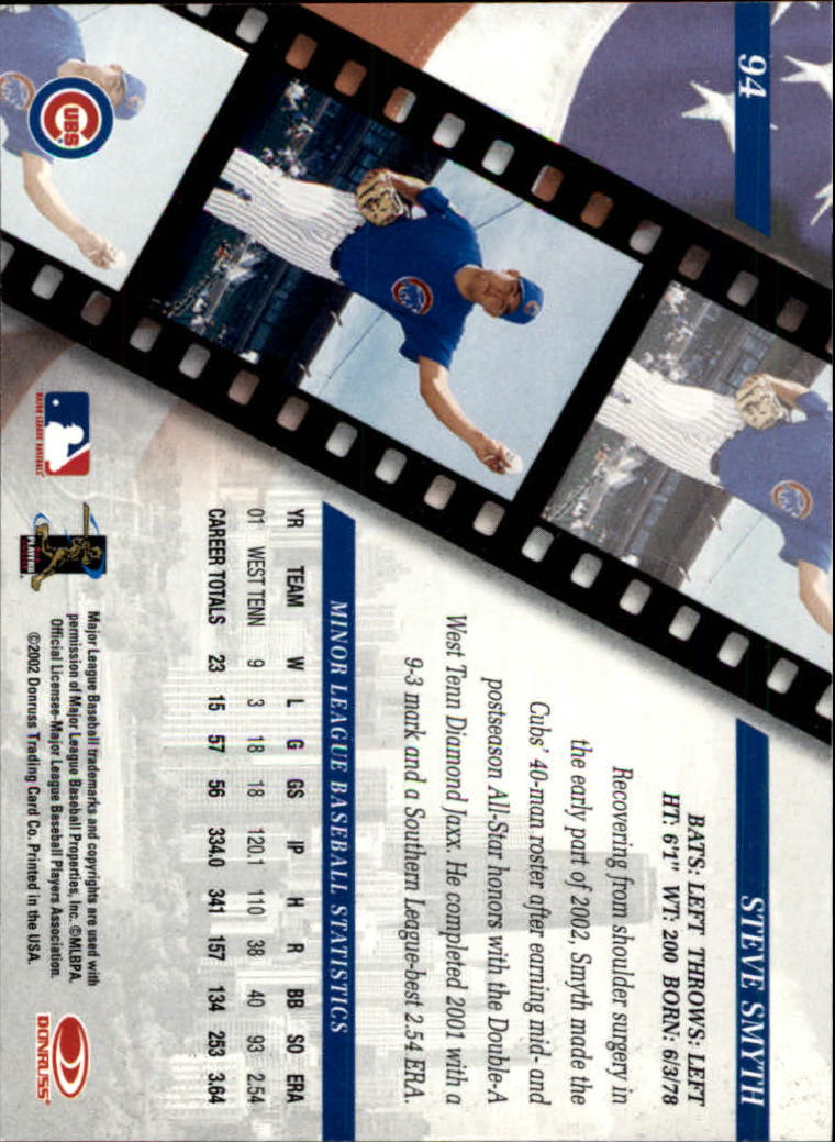 2002 Studio Baseball "Main Set" Cards #1 to #248 - Picture 107 of 231