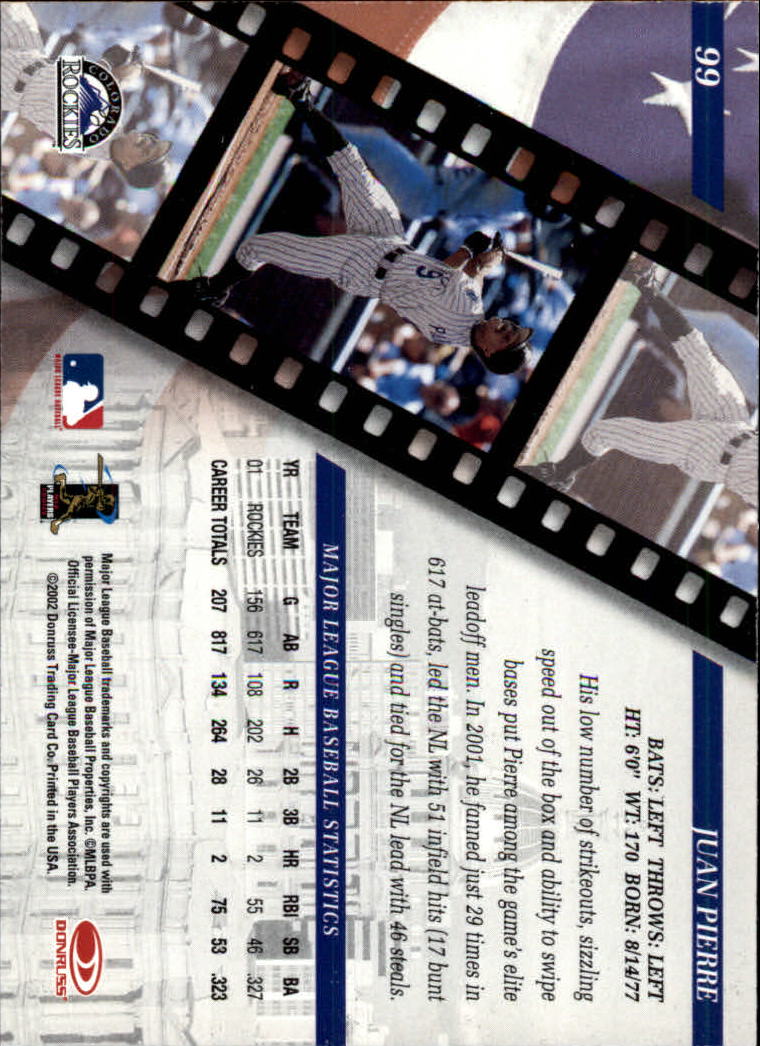 2002 Studio Baseball "Main Set" Cards #1 to #248 - Picture 115 of 231