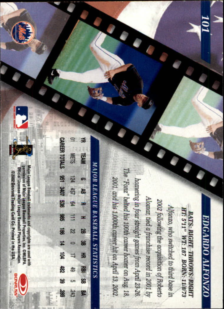2002 Studio Baseball "Main Set" Cards #1 to #248 - Picture 119 of 231