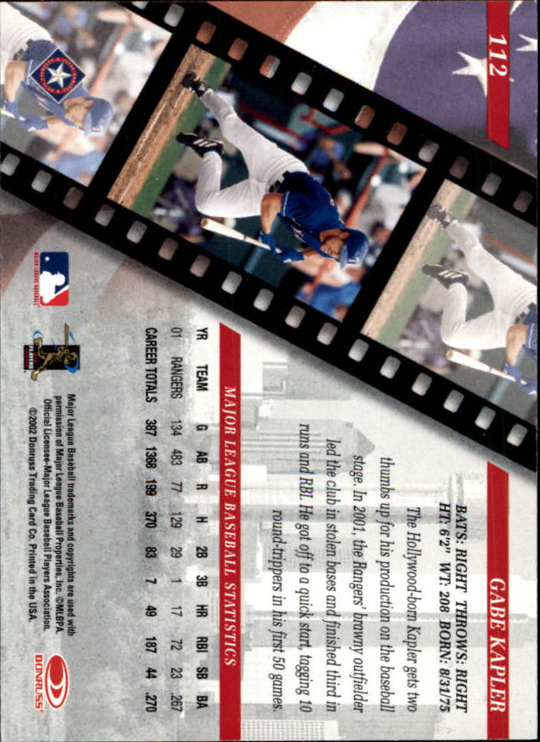 2002 Studio Baseball "Main Set" Cards #1 to #248 - Picture 135 of 231