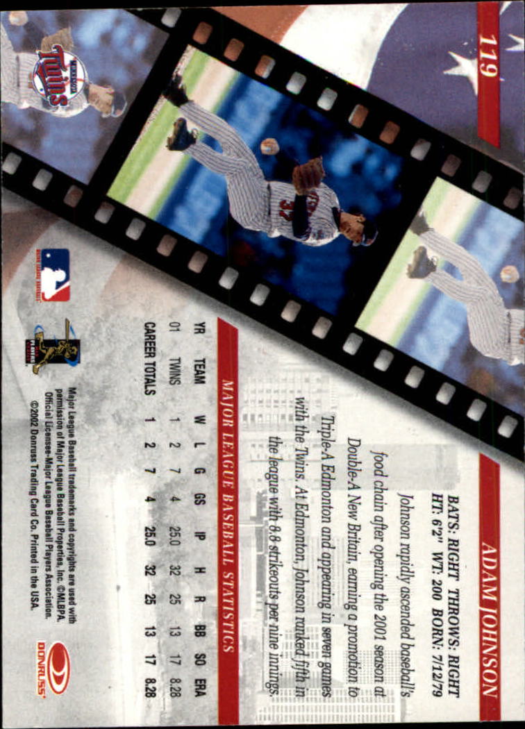 2002 Studio Baseball "Main Set" Cards #1 to #248 - Picture 139 of 231