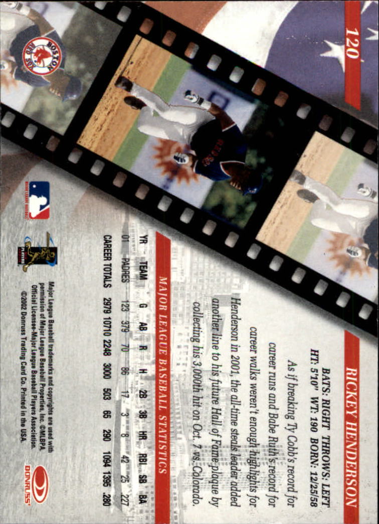 2002 Studio Baseball "Main Set" Cards #1 to #248 - Picture 141 of 231