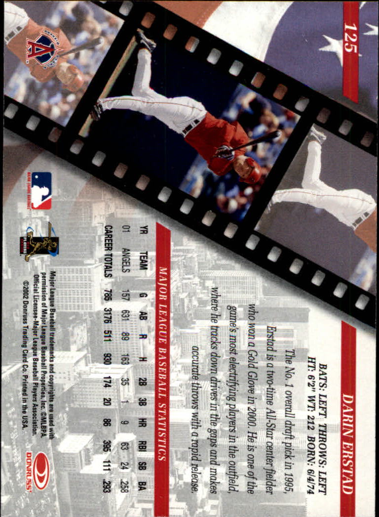2002 Studio Baseball "Main Set" Cards #1 to #248 - Picture 143 of 231
