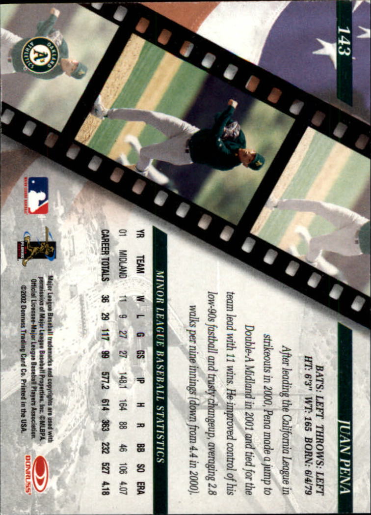 2002 Studio Baseball "Main Set" Cards #1 to #248 - Picture 159 of 231