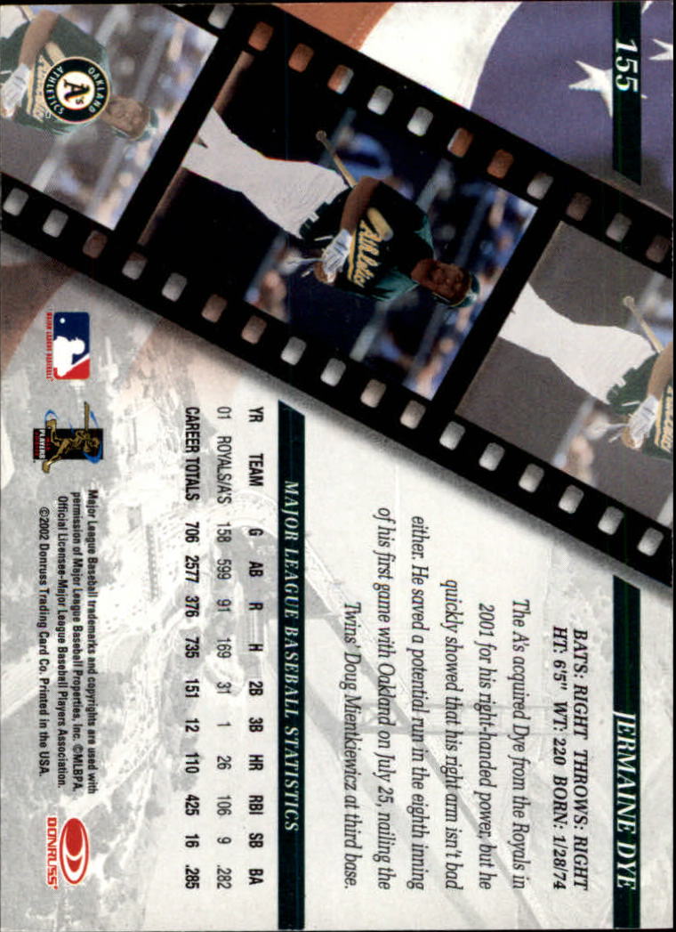 2002 Studio Baseball "Main Set" Cards #1 to #248 - Picture 169 of 231