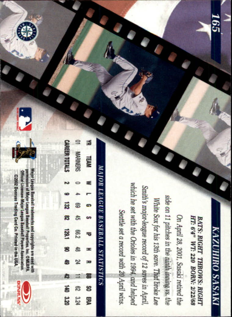 2002 Studio Baseball "Main Set" Cards #1 to #248 - Picture 179 of 231