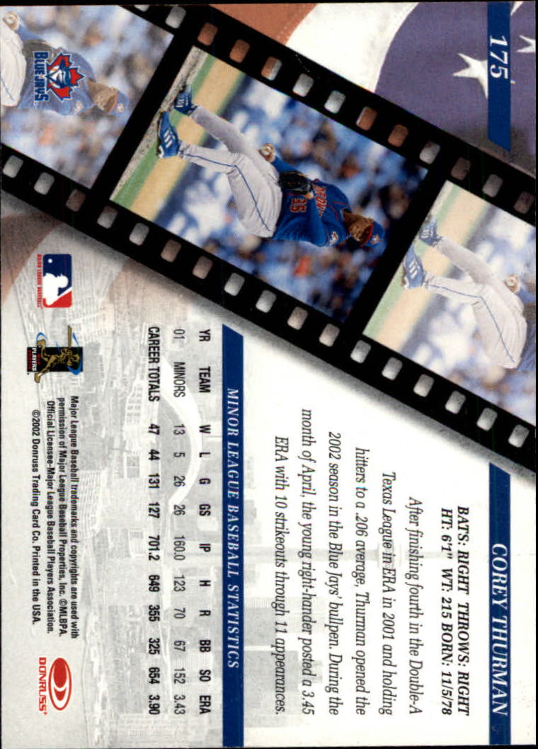 2002 Studio Baseball "Main Set" Cards #1 to #248 - Picture 187 of 231