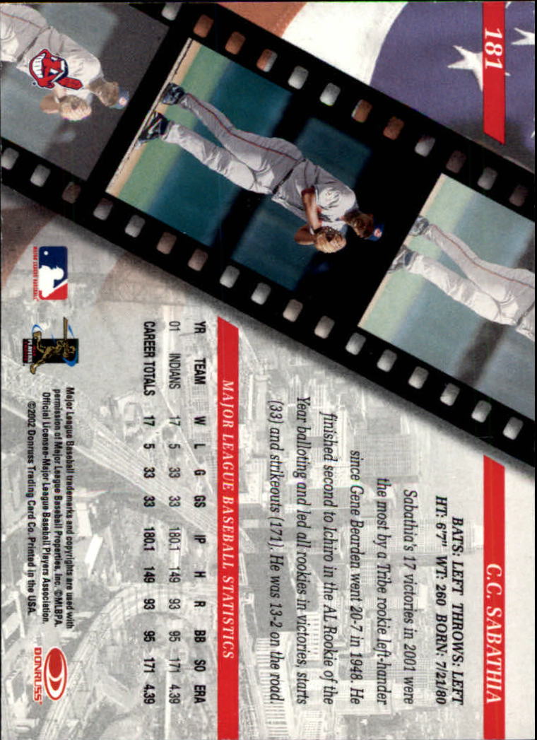 2002 Studio Baseball "Main Set" Cards #1 to #248 - Picture 195 of 231