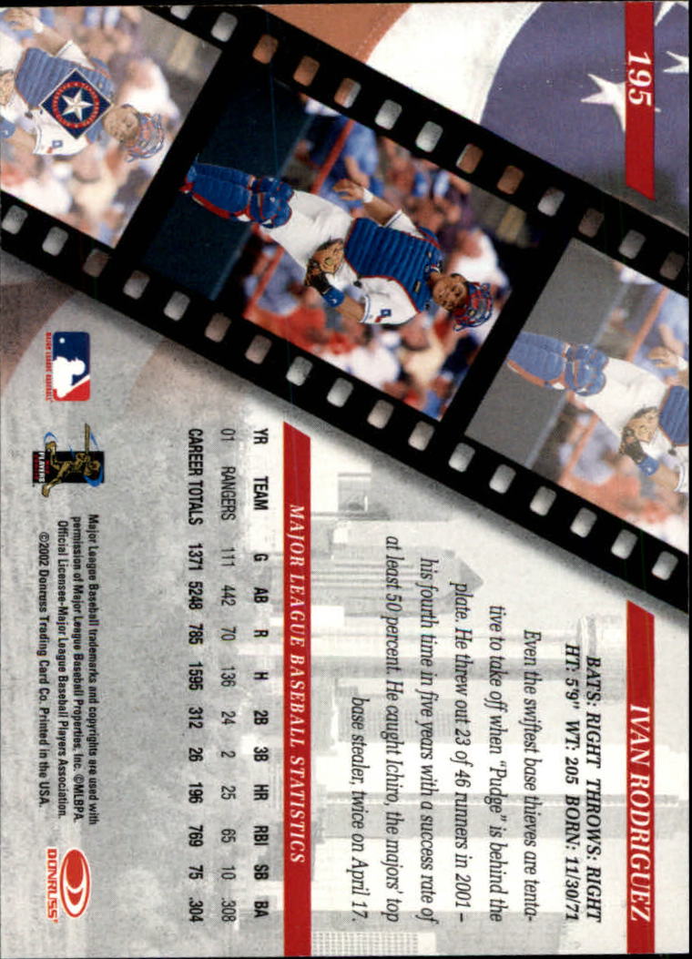 2002 Studio Baseball "Main Set" Cards #1 to #248 - Picture 209 of 231