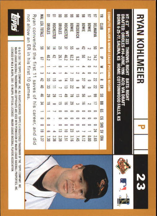Free 10 - Voi Scegliere Abbott 2002 Topps Casa Team Vantaggio BB # S 1-251 A3789 
