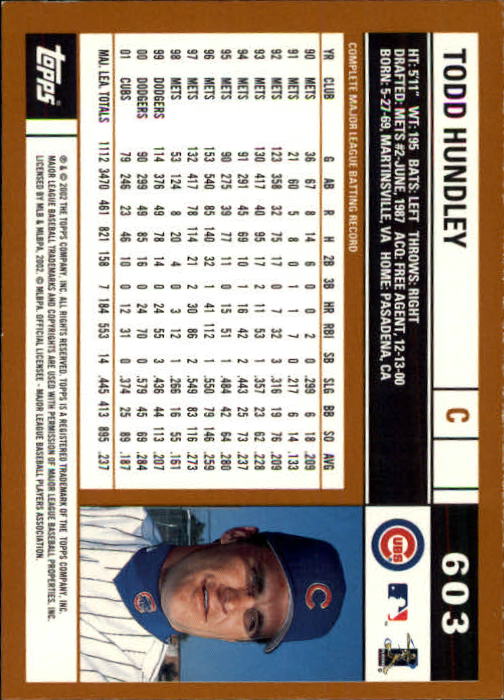 A5422- 2002 Topps Limited BB Cards 539-719 +Rookies -You Pick- 15+ FREE US SHIP - Picture 119 of 293