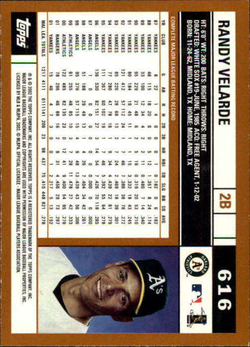 A5422- 2002 Topps Limited BB Cards 539-719 +Rookies -You Pick- 15+ FREE US SHIP - Picture 141 of 293