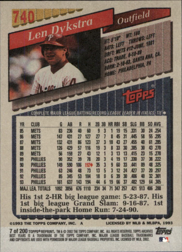 2002 Topps Archives Baseball - Picture 7 of 231