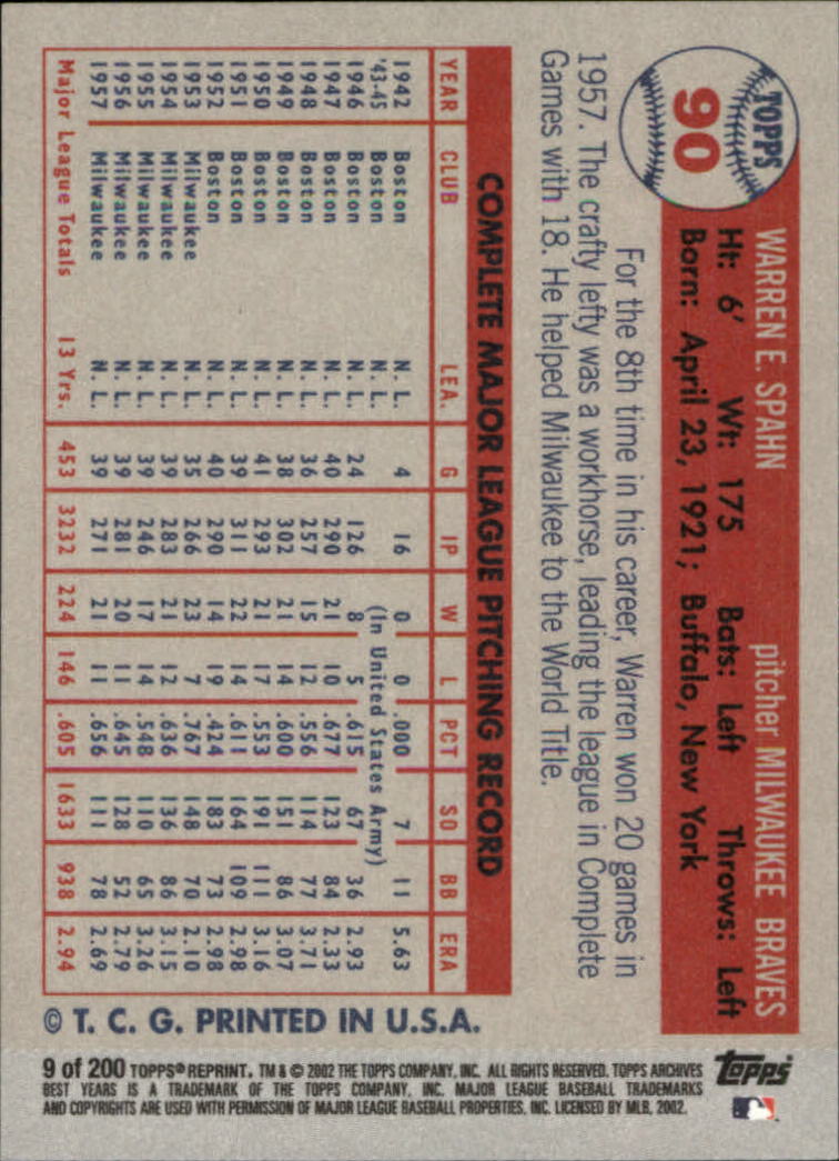 2002 Topps Archives Baseball - Picture 9 of 231
