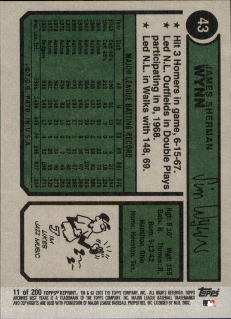 2002 Topps Archives Baseball - Picture 11 of 231