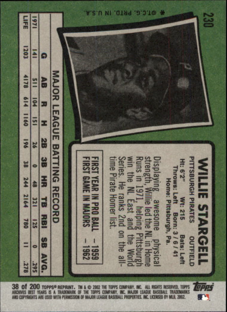 2002 Topps Archives Baseball - Picture 41 of 231