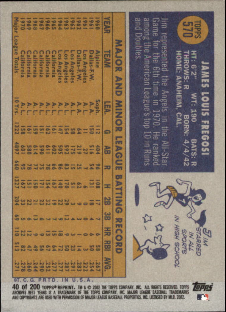2002 Topps Archives Baseball - Picture 45 of 231