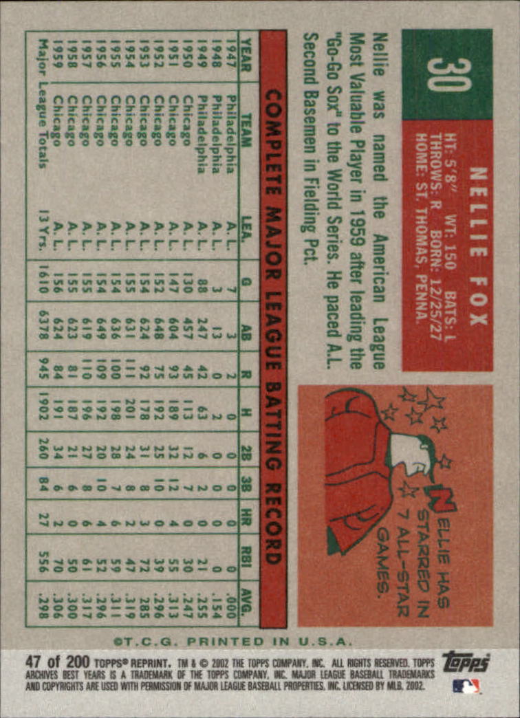 2002 Topps Archives Baseball - Picture 53 of 231