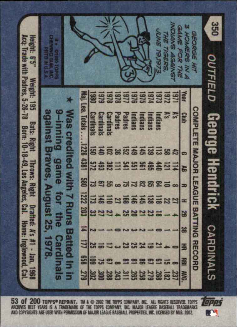2002 Topps Archives Baseball - Picture 61 of 231
