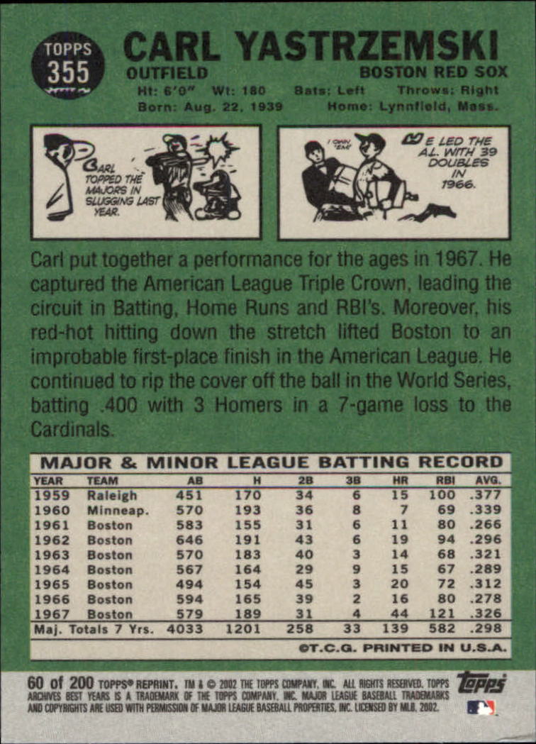 2002 Topps Archives Baseball - Picture 67 of 231