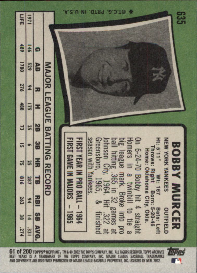 2002 Topps Archives Baseball - Picture 69 of 231