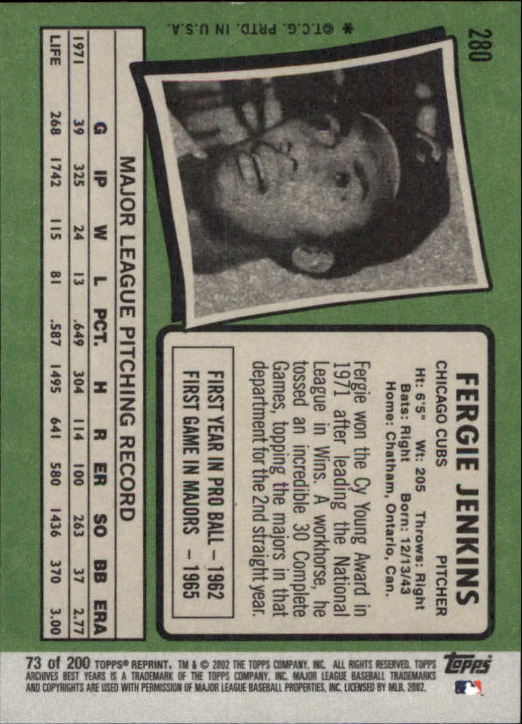 2002 Topps Archives Baseball - Picture 83 of 231