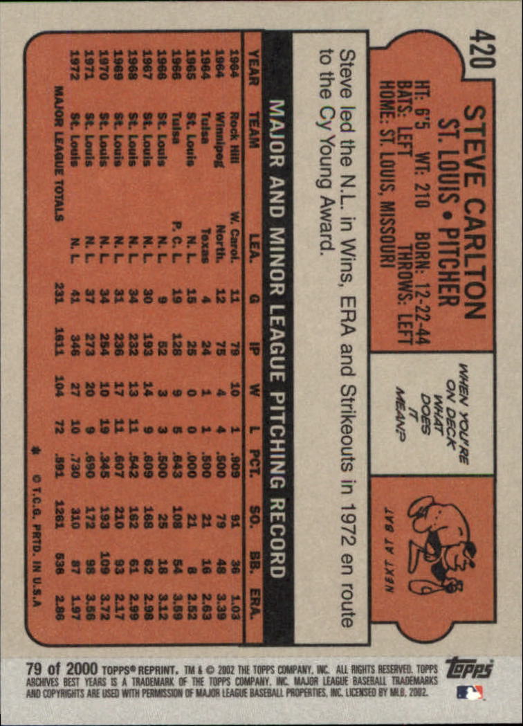 2002 Topps Archives Baseball - Picture 87 of 231