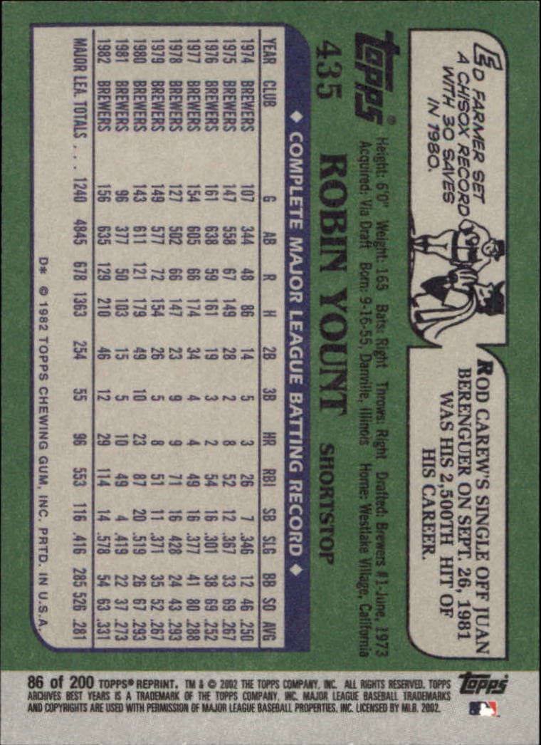 2002 Topps Archives Baseball - Picture 95 of 231