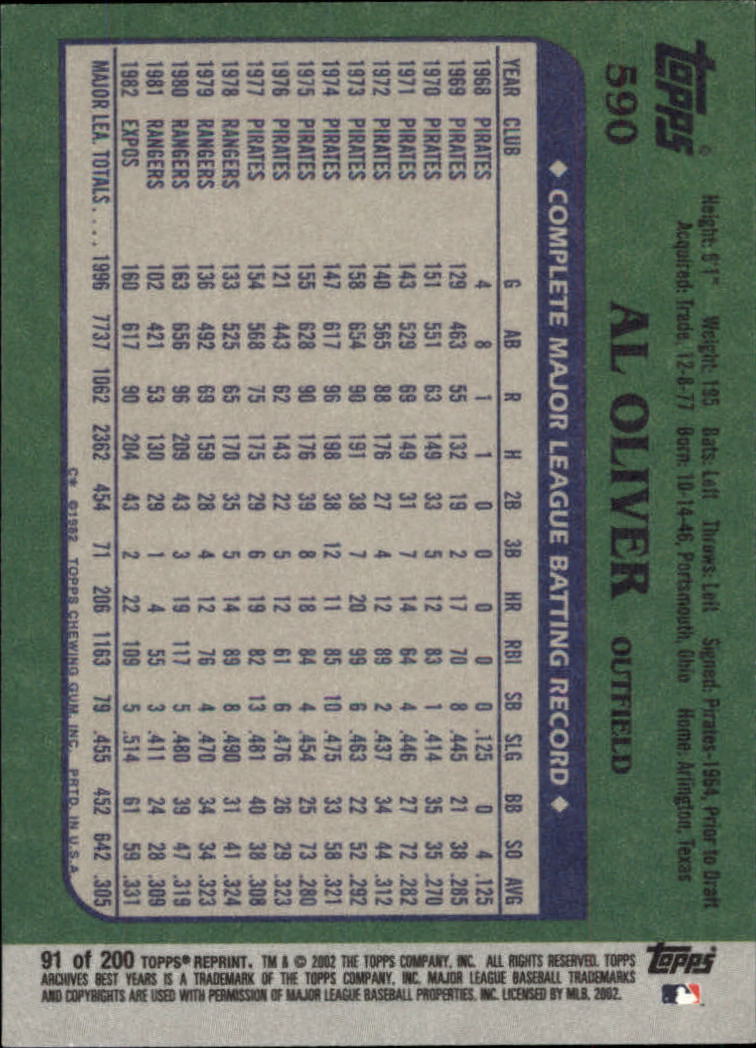 2002 Topps Archives Baseball - Picture 101 of 231