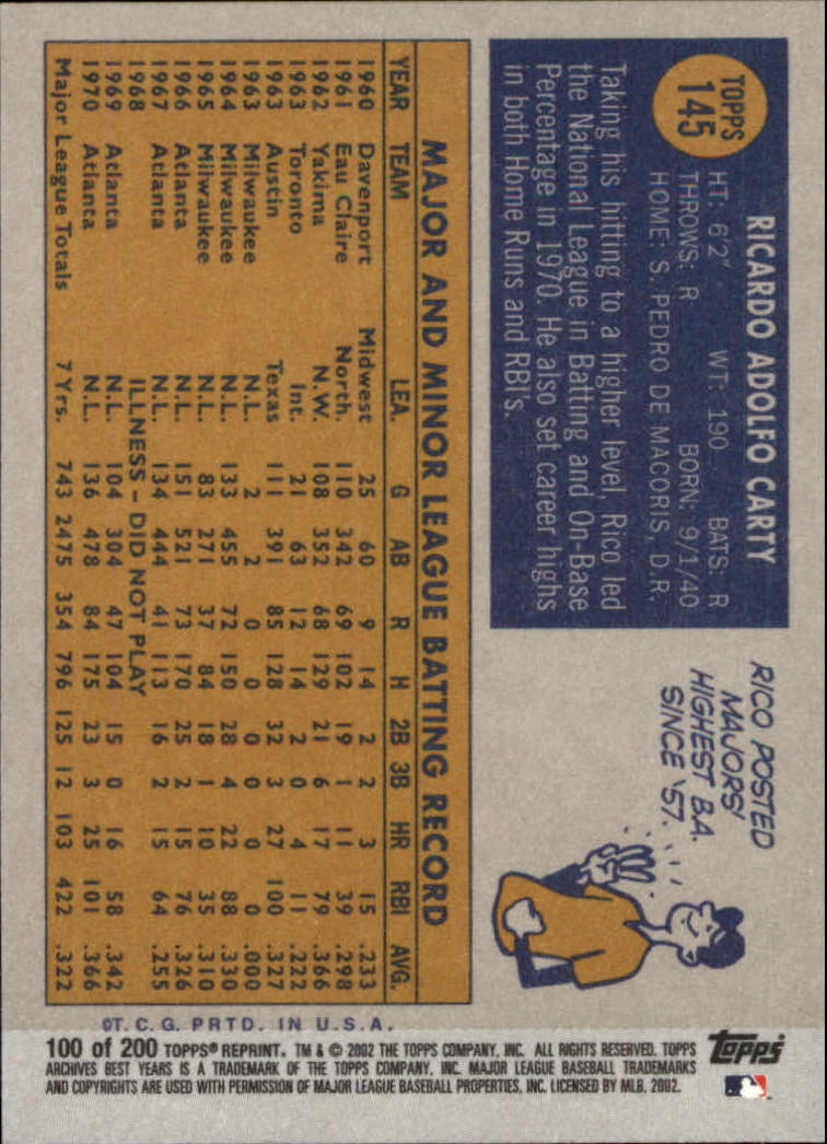 2002 Topps Archives Baseball - Picture 109 of 231