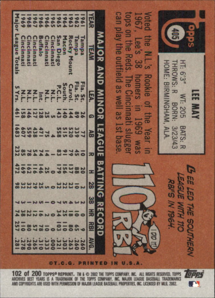 2002 Topps Archives Baseball - Picture 113 of 231