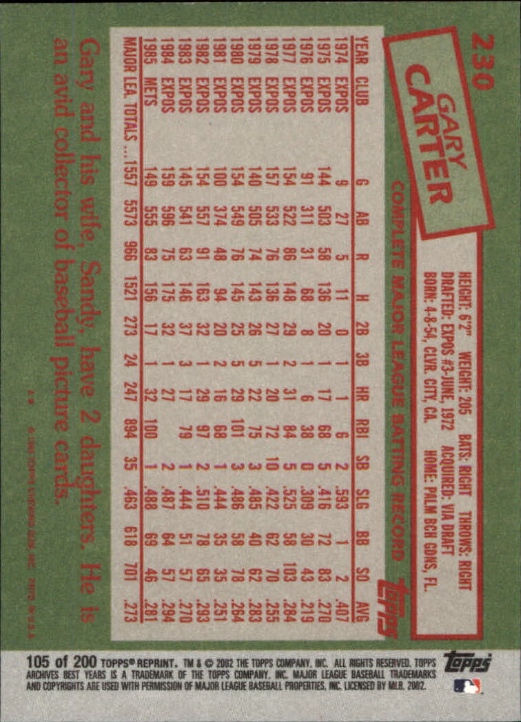 2002 Topps Archives Baseball - Picture 117 of 231