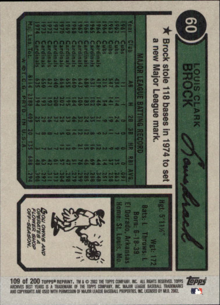 2002 Topps Archives Baseball - Picture 125 of 231